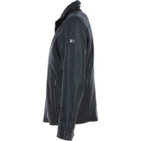 Trapper Mens Leather Jacket Dk Black 27: no1