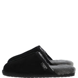 Fenland Classic Mens Slippers Black: Duke