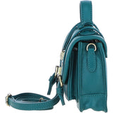 Stylish Ashwood Leather Small Satchel Bag Green: Y-61