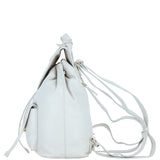 Ashwood Genuine Leather Compact Backpack White: Y-57