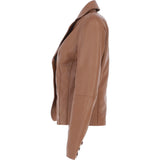 Ashwood Leather Women's Two Button Tan Blazer: 10157