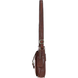 Ashwood Classic Leather Side Bag Chestnut: Q-41