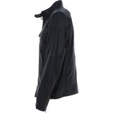 Mens Real Leather Biker Jacket Black: AWM-Lent