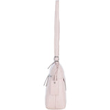 Sleek Luxe Leather Shoulder Bag Blush: Mourne