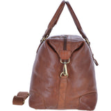 Large Leather Vintage Holdall Tan : G-36