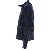 Ashwood Leather Men’s Zip-Up Biker Jacket Black: Largo-sp