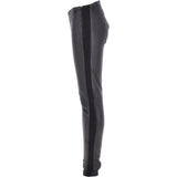 Skinny Fit Leather And Lycra Leggings Black: LEATHER LEGGINGS