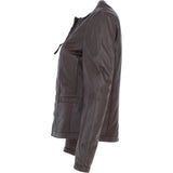 Leather Jacket Mid Brown: AWL-672