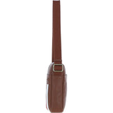 Gabicci Mens Leather Messenger Bag Tan: GB-64952