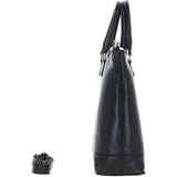 Ashwood Large Leather Shopper Bag Black: V-87