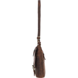 Rustic Charm Leather Handbag Mud/brown: Cheltenham
