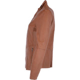 Leather Jacket Cognac/ddy: AWL-738