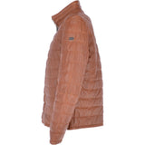 Trapper Leather Jacket Cognac: Massimo