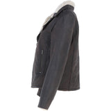 Ashwood Faux Fur Biker Style Jacket Brown: Jan