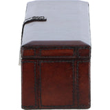 Ashwood Luxury Leather Watch and Bracelet Storage Box Chestnut: LF-121