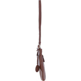 Ashwood Leather Curve Pocket Crossbody Bag 2 Tone Tan: 63620
