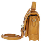 Stylish Ashwood Leather Small Satchel Bag Mustard: Y-61