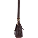 Vintage Leather Cross Body Shoulder Bag Brandy – G22