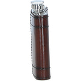 Ashwood Premium Leather Portable Whiskey Flask Chestnut: LF-110