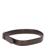 The Bridge Mens Italian Leather Belt Dark-brown: 034904 26 01 85