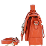 Stylish Ashwood Leather Medium Satchel Bag Orange: Y-62