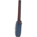 Brampton Leather Men's Crossbody Bag Navy: 64405