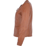Leather Jacket Cognac/nap: AWL-672