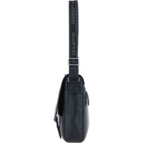 Brampton Leather Men's Emissary Messenger Bag Black: 64403