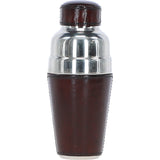 Ashwood Leather-Wrapped Stainless Steel French Cocktail Shaker Chestnut: LF-188