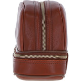 Ashwood Leather Men's Zip Washbag Tan: PL-41