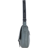 Brampton Leather Men's Emissary Messenger Bag Grey: 64403