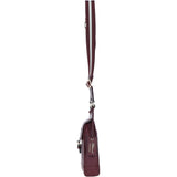 Ashwood Leather Exquisite Crossbody Bag Wine: X-33