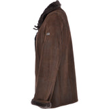 Leather Sheepskin Flying Jacket Brown: Anton