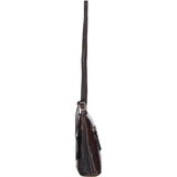 Stylish Ashwood Leather Crossbody Bag Brown: Ava