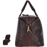 Large Leather Vintage Holdall Brandy : G-36