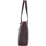 Large Vintage Leather Handbag Brandy – G29