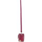 Ashwood Leather Compact Crossbody Bag with Adjustable Strap Raspberry: Y-53