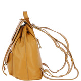 Ashwood Genuine Leather Compact Backpack Mustard: Y-57