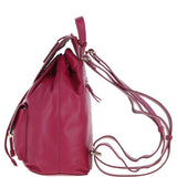 Ashwood Genuine Leather Compact Backpack Raspberry: Y-57