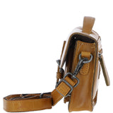Ashwood Leather Mini Crossbody Satchel Bag Mustard: P-61