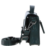 Ashwood Leather Mini Crossbody Satchel Bag Green: P-61