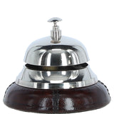 Premium Counter Bell With Leather Base Chestnut: LF-140