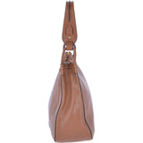 The Bridge Full Grain Italian Leather Hobo Bag Havana Gold - 040735 1P 2C NH