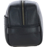 Gabicci Leather Washbag Black: GB-64959