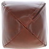 Ashwood Leather Rugby Ball Washbag Chestnut: Q-40