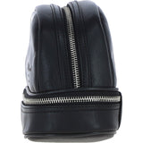 Ashwood Leather Men's Zip Washbag Black: PL-41