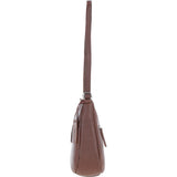 Ashwood Leather Ladies Hobo Shoulder Bag Cognac: Shannon