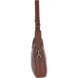 Gabicci Leather Messenger Bag Tan: GB-64962