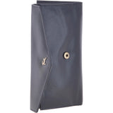 Vegetable Tanned Note, Coin & 8 Card Envelope Purse Navy: V-63