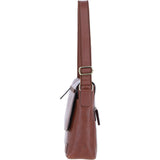 Mens Leather Messenger Bag Chestnut: BLAKE